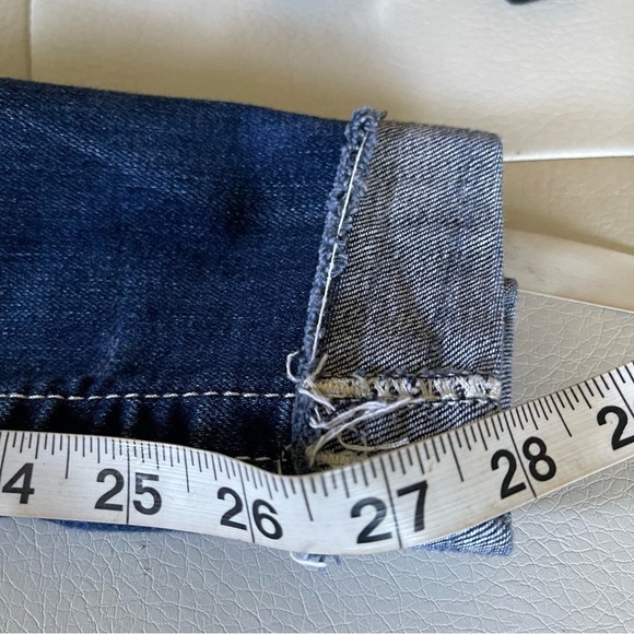 Miss Me women’s mid-rise skinny jean size 29 distressed raw hem - Picture 11 of 14